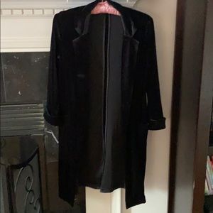 Boutique velvet cardigan